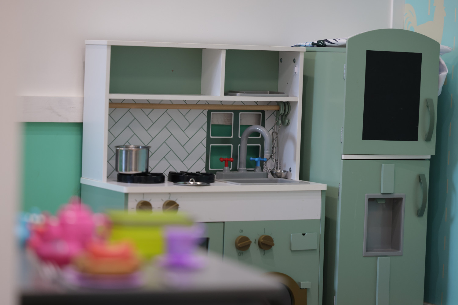 Photo of a kitchen in the Imaginary Play Town