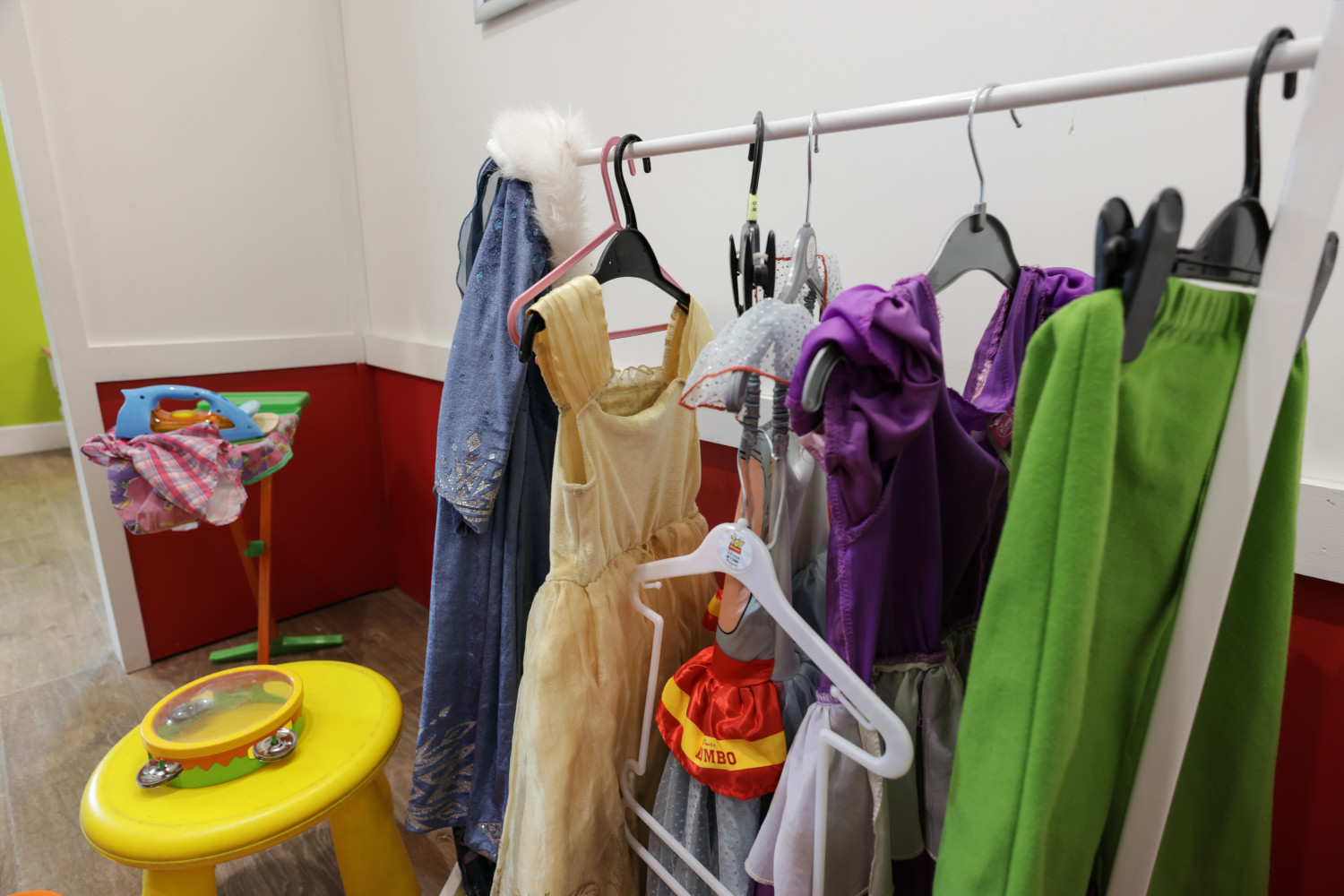 Fancy dress costumes in the Imaginary Play Town