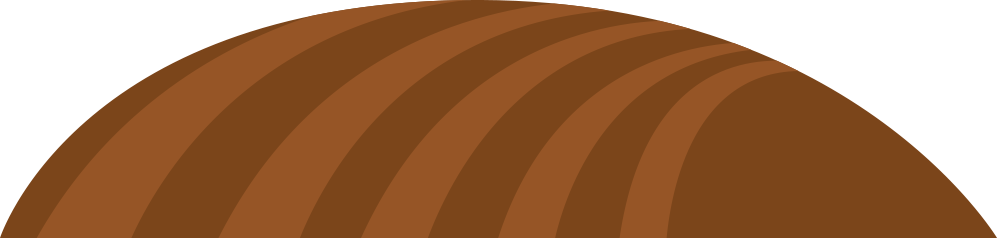 Newham Grange illustration hill 1 bronze-coloured hill