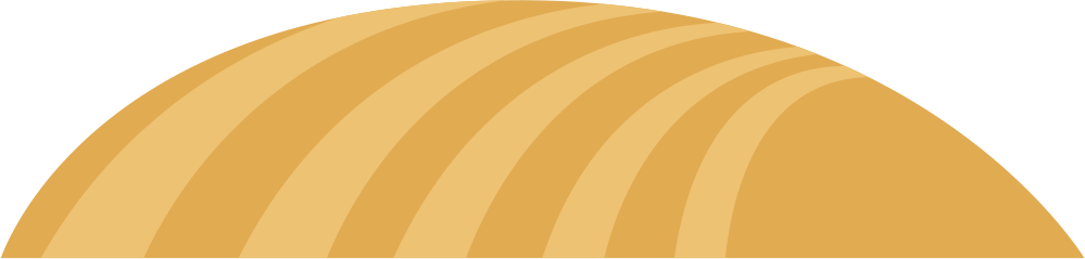 Newham Grange illustration hill 2 gold-coloured hill
