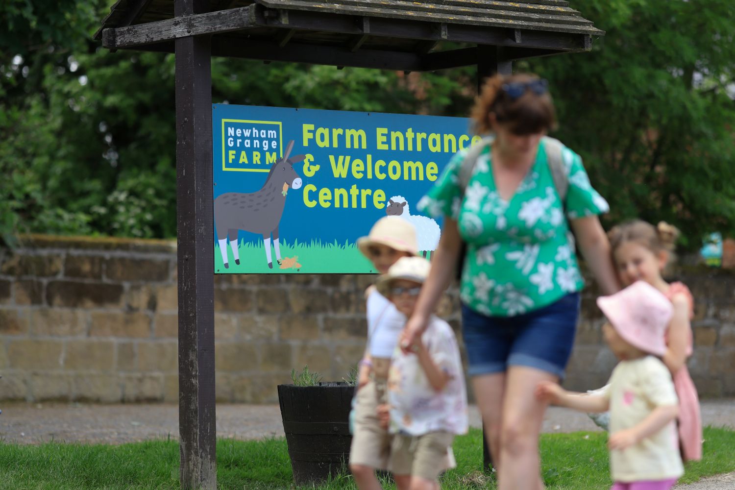 Buy tickets for the family at Newham Grange farm