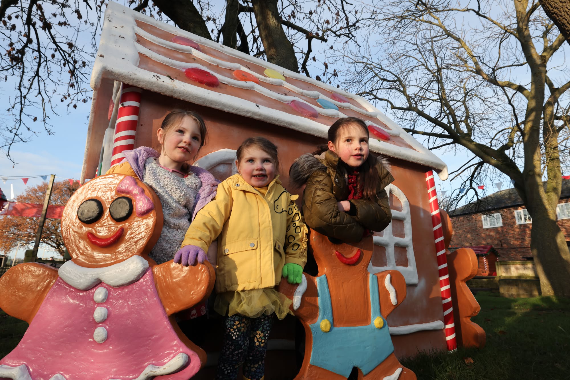 christmas gingerbread house at newham grange farm